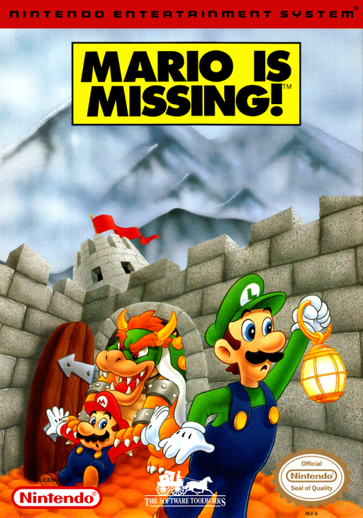 Mario is Missing! (USA) box art